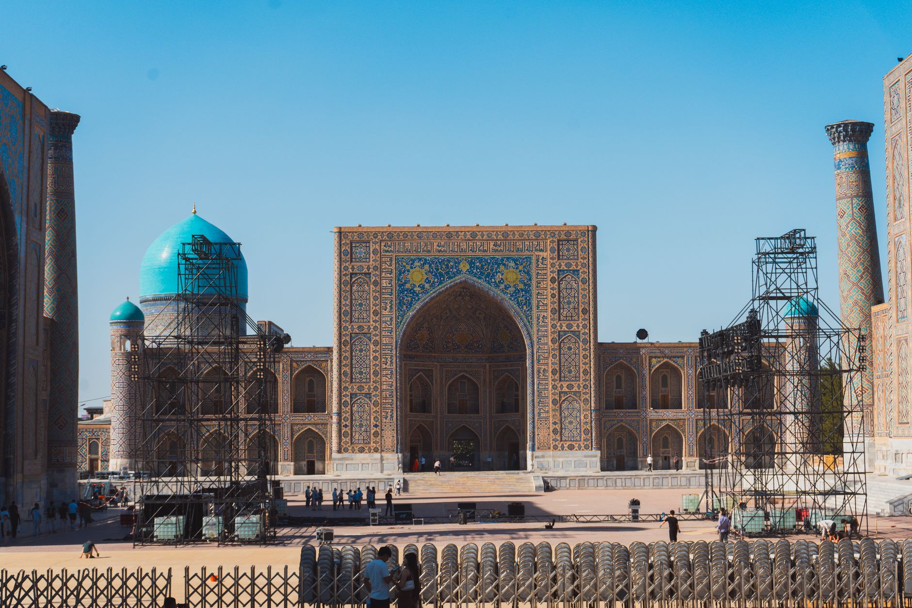 O'zbekiston Samarqand Registon maydoni